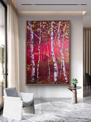 Alla Faber - Rubywood – Birch Reflections XXL