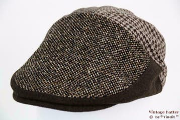 Flatcap Platte pet Hawkins 3 patronen bruin maat 58, 59, 60, Kleding | Heren, Hoeden en Petten, Ophalen of Verzenden, Nieuw, Pet