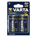 Varta Langdurige alkaline D-batterijen - 1,5V - set van 2..., Ophalen of Verzenden, Nieuw