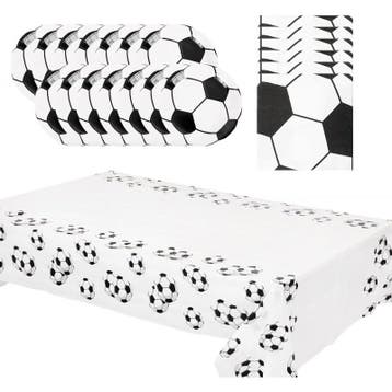 Voetbal decoratie set met vlaggenlijn Happy Birthday, Ophalen of Verzenden, Nieuw, Versiering, Verjaardag