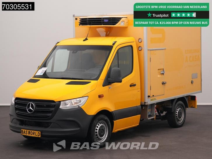 Zakelijke Lease |  Mercedes-Benz Sprinter 314 CDI Bakwagen G, Auto's, Bestelauto's, Lease, Automaat, Financial lease, Diesel, Geel