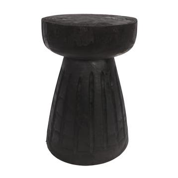 *WOONWINKEL* Woood Borre Krukje Van Zwart Hout, Verzenden, Nieuw