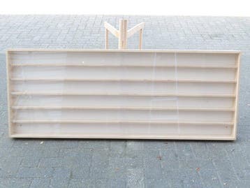Heins - Vitrine - Vitrine 150x58x9cm, 5 planken, plexiglas, Nieuw