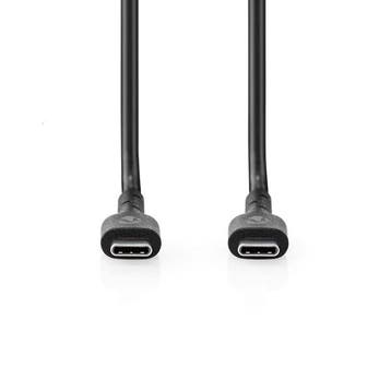 USB C naar USB C kabel | Nedis | 2 meter | USB 2.0, Verzenden, Nieuw