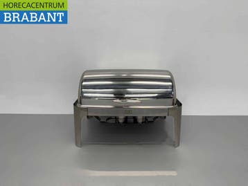 HCB Chafing Dish Rolltop RVS – 9 liter – 1/1 GN Horeca, Ophalen of Verzenden, Nieuw in verpakking