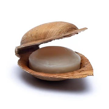 Zeep in Palmblad Geranium & Ylang Ylang - Roos - Holy Lama, Ophalen of Verzenden, Nieuw