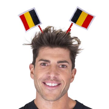 Diadeem Belgische Vlaggetjes, Kleding | Dames, Ophalen of Verzenden, Nieuw