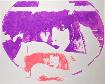 Giosetta Fioroni (1932) - Doppio Liberty Light Purple
