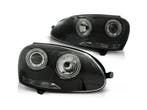 Koplampen VW Golf V Angel Eyes Zwart 03-08, Ophalen of Verzenden, Nieuw