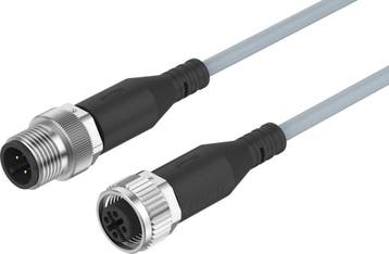 Festo Aansluitkabel M12x1/M8x1 A- Gecodeerd EN 61076-2-101, Verzenden, Nieuw