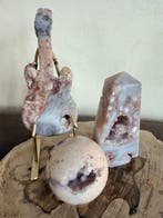 amethist Kavel met verschillende items- 1018 g - (1), Verzamelen, Mineralen en Fossielen