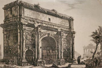 Giovanni Battista Piranesi (1720-1778) - Veduta dellArco di
