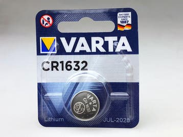 Batterij afstandsbediening CR1632, Ophalen of Verzenden, Nieuw