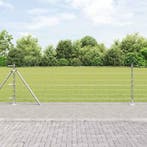 vidaXL Afrasteringspaal Gegalvaniseerd 50 x 0,8 m Staal, Verzenden, Nieuw, IJzer