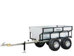 Aanhanger kipper dubbele as  4 wielen 1000kg 1770x1070x580mm, Ophalen of Verzenden, Nieuw