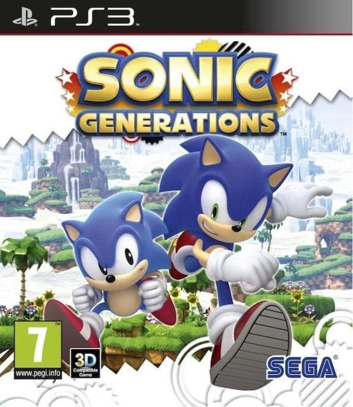 Sonic Generations (PS3 Games), Spelcomputers en Games, Games | Sony PlayStation 3, Zo goed als nieuw, Ophalen of Verzenden