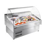 GGM Gastro | Visvitrine - 1280x880mm - gebogen ruit |, Verzenden, Nieuw in verpakking