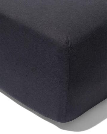 HEMA Boxspring hoeslaken 180x200/220cm jersey donkergrijs, Verzenden, Nieuw
