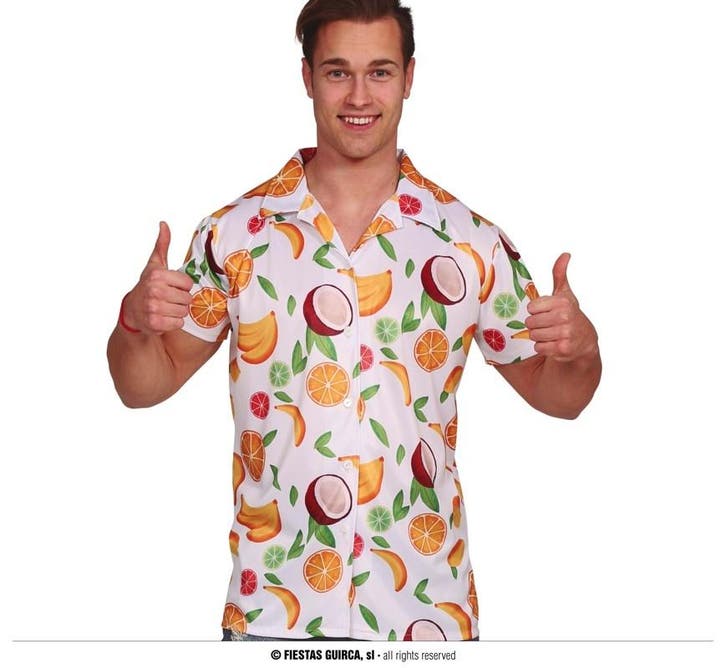 Foute Zomer Blouse Fruit Koi, Kleding | Heren, Carnavalskleding en Feestkleding, Nieuw, Ophalen of Verzenden