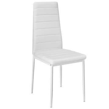 Eetkamerstoelen, kunstleer - wit, Set van 8, Huis en Inrichting, Verzenden, Nieuw