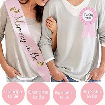 53-delige boy or girl genderreveal set met beertjes, Ophalen of Verzenden, Nieuw, Versiering, Geboorte of Huwelijk