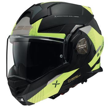 LS2 FF901 Advant X Oblivion Mat Zwart H-V Systeemhelm, Systeemhelm, XXL, Nieuw met kaartje, Overige merken