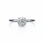 Zonder minimumprijs - Ring - 14 karaat Witgoud - 1.01ct. tw., Nieuw