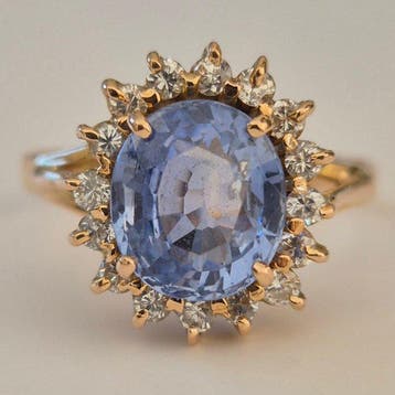 Zonder minimumprijs - Ring - 18 karaat Geel goud - 2.47ct., Nieuw