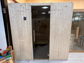 Op maat gemaakte sauna in Nordisch Fichte (met als optie, Verzenden, Nieuw