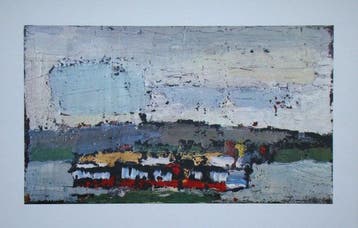 Nicolas de Staël (1904-1955) - Rosny, bateau sur la Seine