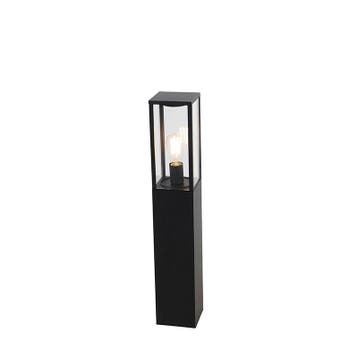 Industriële staande buitenlamp zwart 80 cm IP44 - Charlois, Verzenden, Nieuw, Aluminium