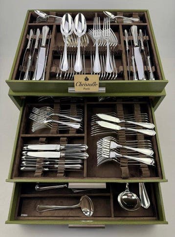 Christofle - Tafelservies voor 12 (126) - Spatours -