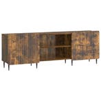 vidaXL TV-kast Gerookt eiken 150 x 31 x 52 cm Bewerkt hout, Minder dan 50 cm, Verzenden, Nieuw, Minder dan 100 cm