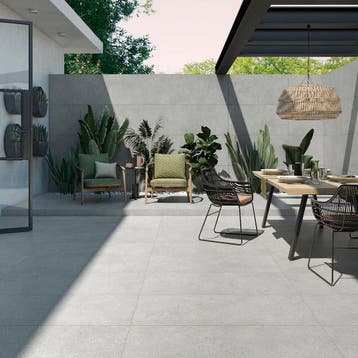 Tuintegel/Terrasstegel Mirage Brighton Grey Grijs 60x120x2, 60 cm of meer, Nieuw, Ophalen of Verzenden, 10 m² of meer