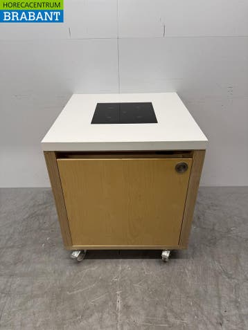 Verrijdbaar Scholl Inductie Warmhoudplaat 80 cm 230V Horeca, Ophalen of Verzenden, Gebruikt
