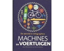 Boek De wereld in infographics - Machines en voertuigen 9789, Boeken, Verzenden, Zo goed als nieuw