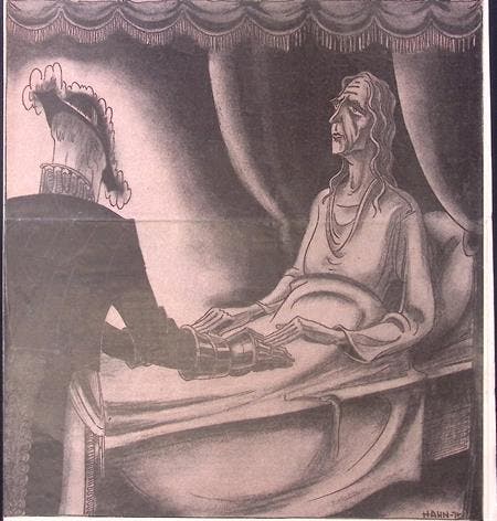 Mening over de troonrede op spotprent (lijst optie, Lithos), Antiek en Kunst, Kunst | Litho's en Zeefdrukken, Verzenden