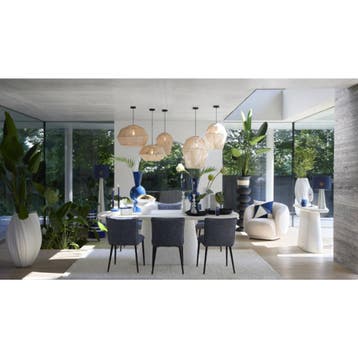2dekans | Light & Living Deya Hanglamp Crème - Ø49 x 30 cm -, Huis en Inrichting, Ophalen of Verzenden, Zo goed als nieuw