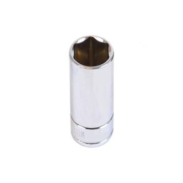 Metrische lange dop 1/4 inch – 11 mm. zeskant dop – 5 cm., Ophalen of Verzenden, Nieuw