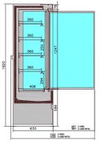Combisteel Wandkoeling | JAMIE | Zwart | +2°C/+4°C | Geforce, Ophalen of Verzenden, Nieuw