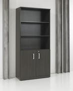 Executive klapdeurkast, 200x90x42 cm, black oak, Huis en Inrichting, Kasten | Boekenkasten, Ophalen of Verzenden, Nieuw