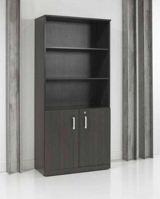 Executive klapdeurkast, 200x90x42 cm, black oak, Huis en Inrichting, Kasten | Boekenkasten, Nieuw, Ophalen of Verzenden