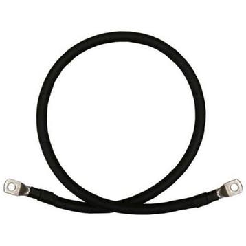 3 Meter 25Mm2 Zwarte Accukabel Met Oog Beide Zijden M10, Verzenden