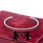 Cartier LOVE Armband Open Cuff 18 Karaat Witgoud Maat 19, Ophalen of Verzenden, Gebruikt, Goud, Goud