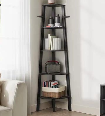 Industriële Hoekkast – 37,2x37,2x159cm – Industrieel Design, Met plank(en), Verzenden, Nieuw, Minder dan 150 cm