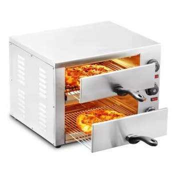 Elektrische Pizza Oven 12 inch RVS Timer Horeca Thuis, Verzenden, Nieuw