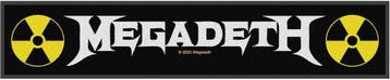 Megadeth Logo Superstrip - Patch officiële merchandise, Verzamelen, Ophalen of Verzenden, Nieuw, Kleding