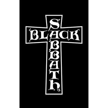 Black Sabbath - Cross - Textielposter officiële merchandise, Ophalen of Verzenden, Nieuw, Poster, Artwork of Schilderij
