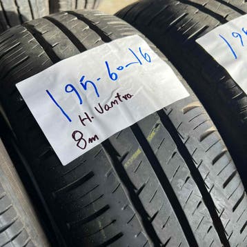 2 x Hankook Vantra 195-60-16 C Zomerbanden 8mm, 16 inch, Ophalen of Verzenden, Band(en), 195 mm