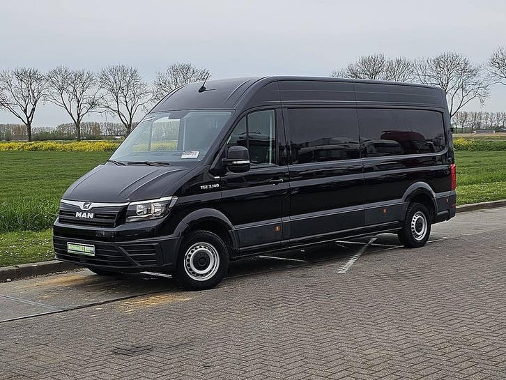 MAN TGE 35 2.0 Lang, Auto's, Bestelauto's, Lease, Zwart, Automaat, Zwart, MAN, Financial lease, Stof, Diesel, Euro 6, Gebruikt